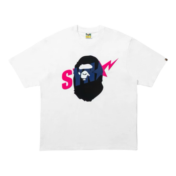 BAPE x Spotify x Central Cee Ape Head Relaxed Fit Tee White