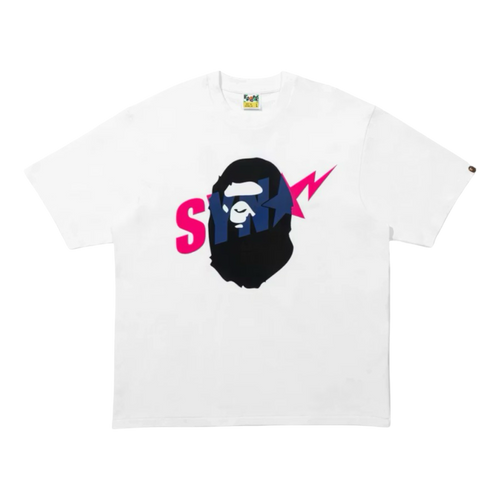 BAPE x Spotify x Central Cee Ape Head Relaxed Fit Tee White | Vintage Clothing Store Canada