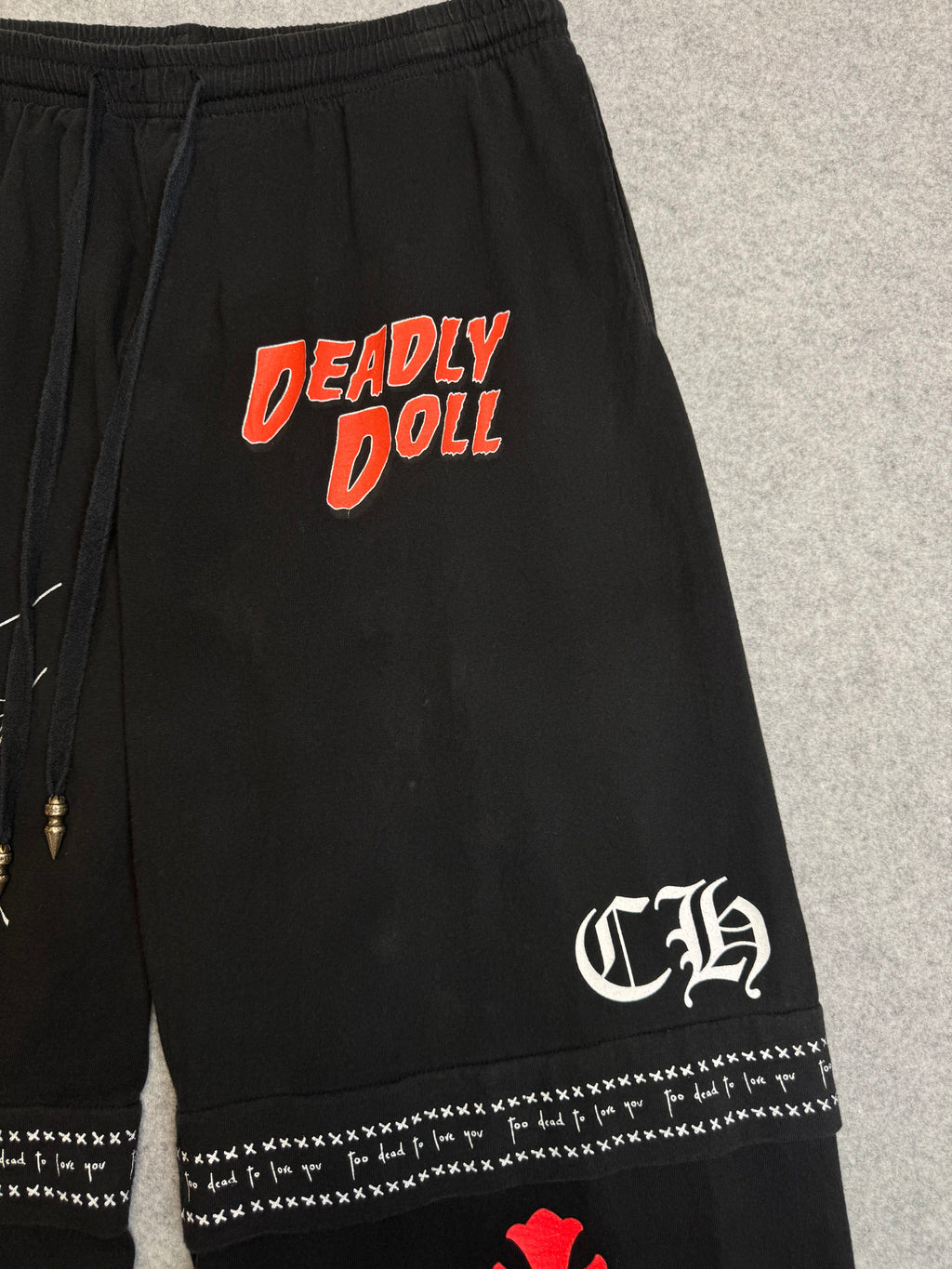Chrome Hearts Deadly Doll Sweatpants Black
