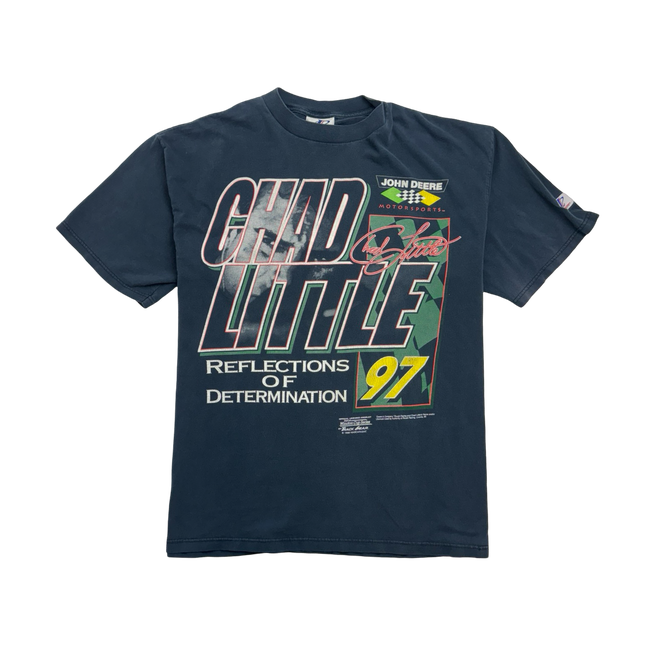 (XL) Vintage Chad Little Nascar Tee Light Navy