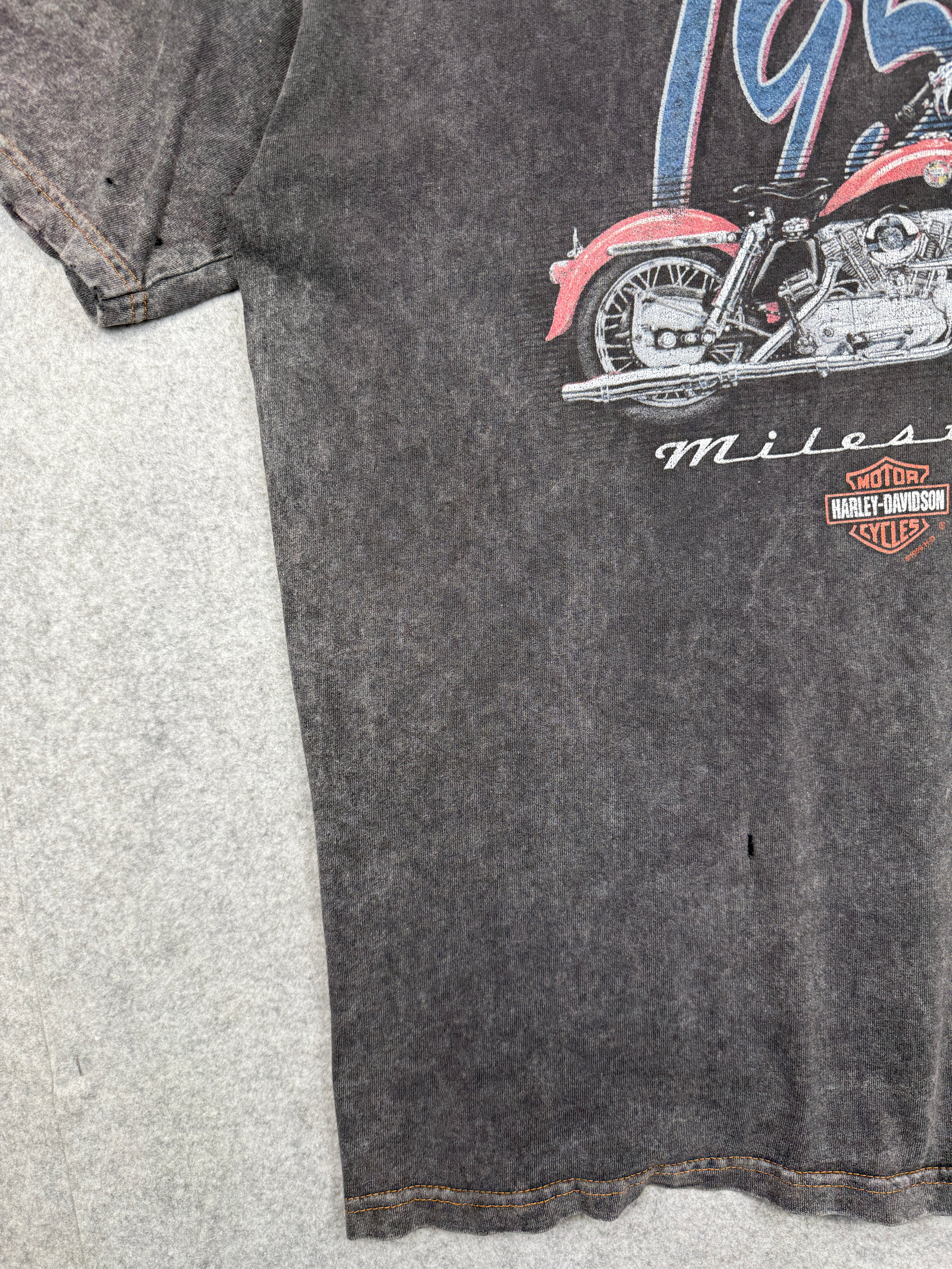 Vintage Harley Davidson 1957 Sportster Tee Black