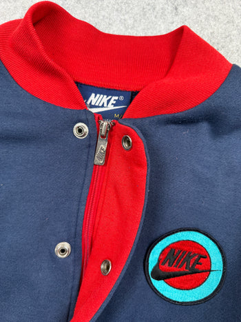 Vintage 1980's Nike Blue Tag Bomber Jacket Multi