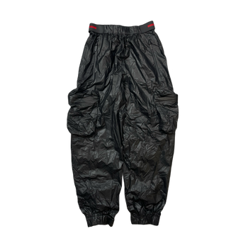 2019 Prada Light Re-Nylon Cargo Pants Black (USED)