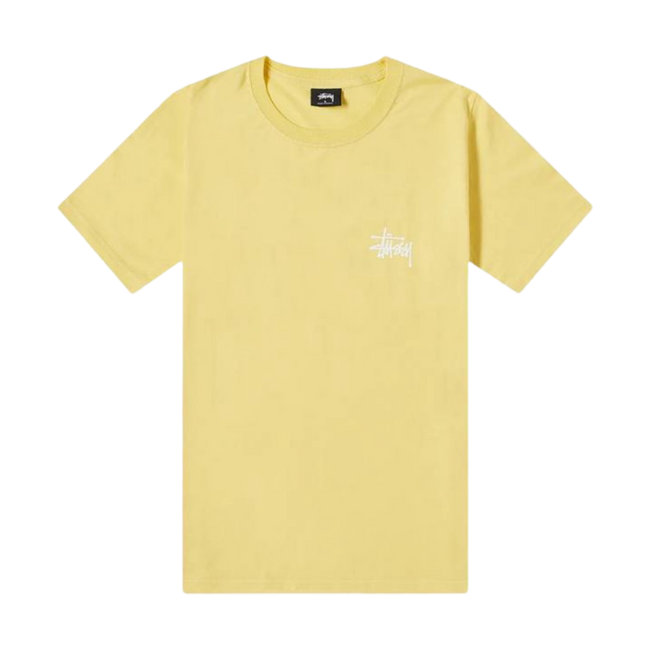 Stussy Basic Tee Yellow