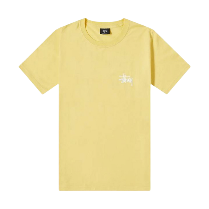 Stussy Basic Tee Yellow | Vitnage Clothing Store Canada