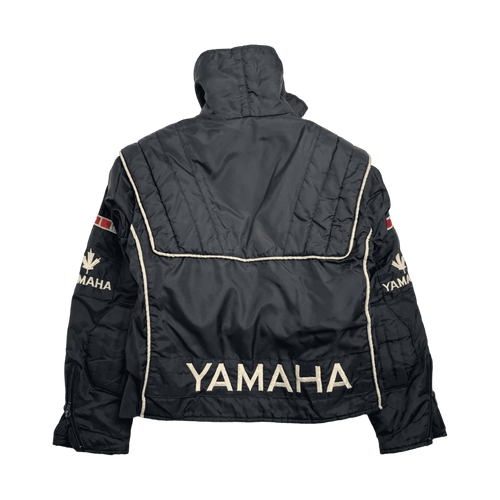 Vintage 90s Yamaha Racing Insulated Zip Up Jacket Black | Vintage Clothing Store Canada