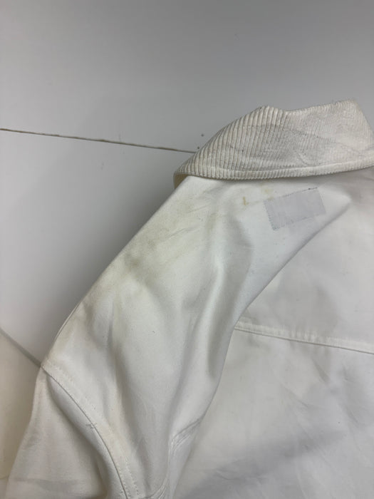 Vintage Polo Ralph Lauren Sport Fireman’s Clasp Coat White | Vitnage Clothing Store Canada