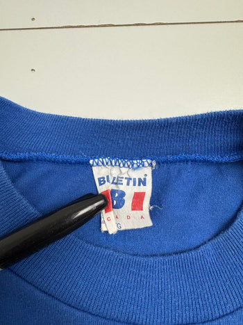 Vintage 90s Toronto Maple Leafs Tee Blue