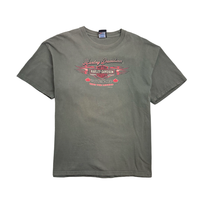 Vintage Redline Harley Davidson Tee Brown