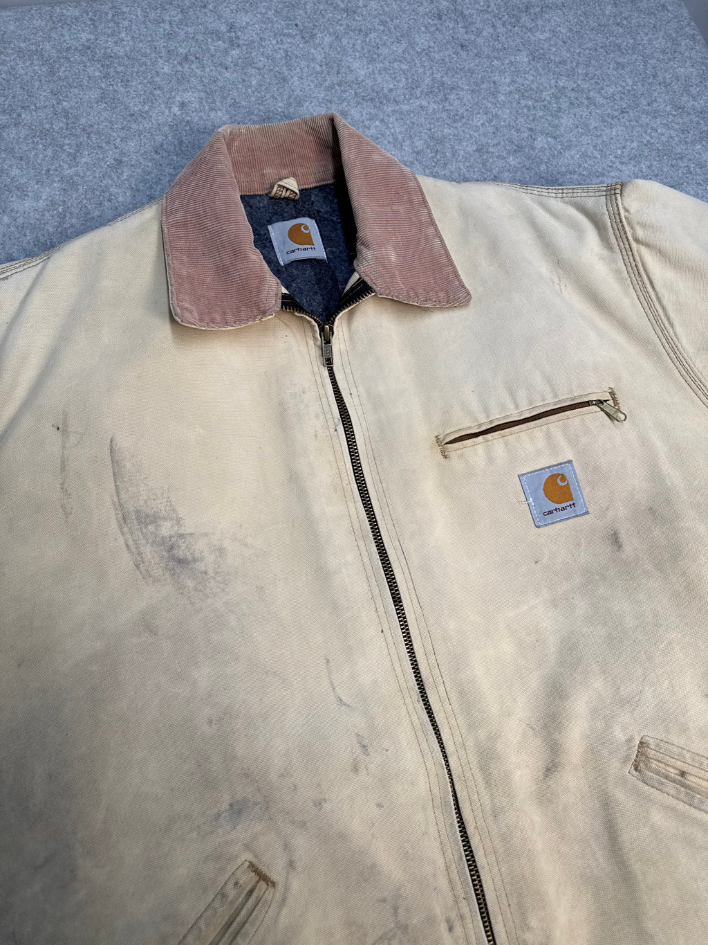 Vintage 1990’s Carhartt Detroit Work Jacket Khaki
