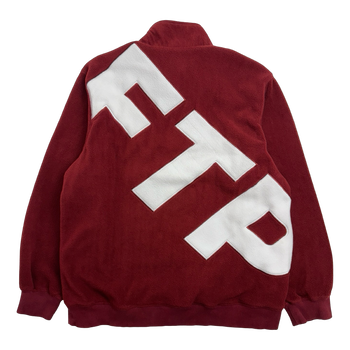 FTP Sherpa Half Zip Jacket Red (USED)