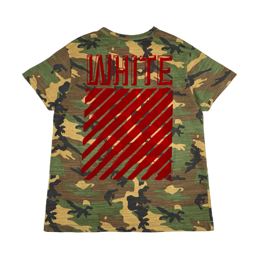 Off-White Red Velvet Tee Camo (USED)