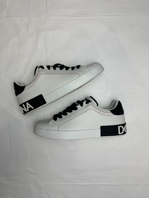 Dolce & Gabbana Portofino White Black (USED) | Vintage Clothing Store Canada