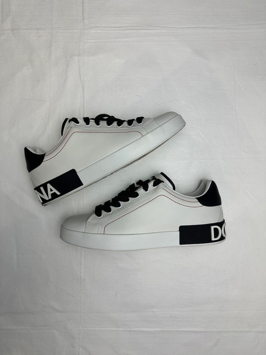 Dolce & Gabbana Portofino White Black (USED) | Vitnage Clothing Store Canada