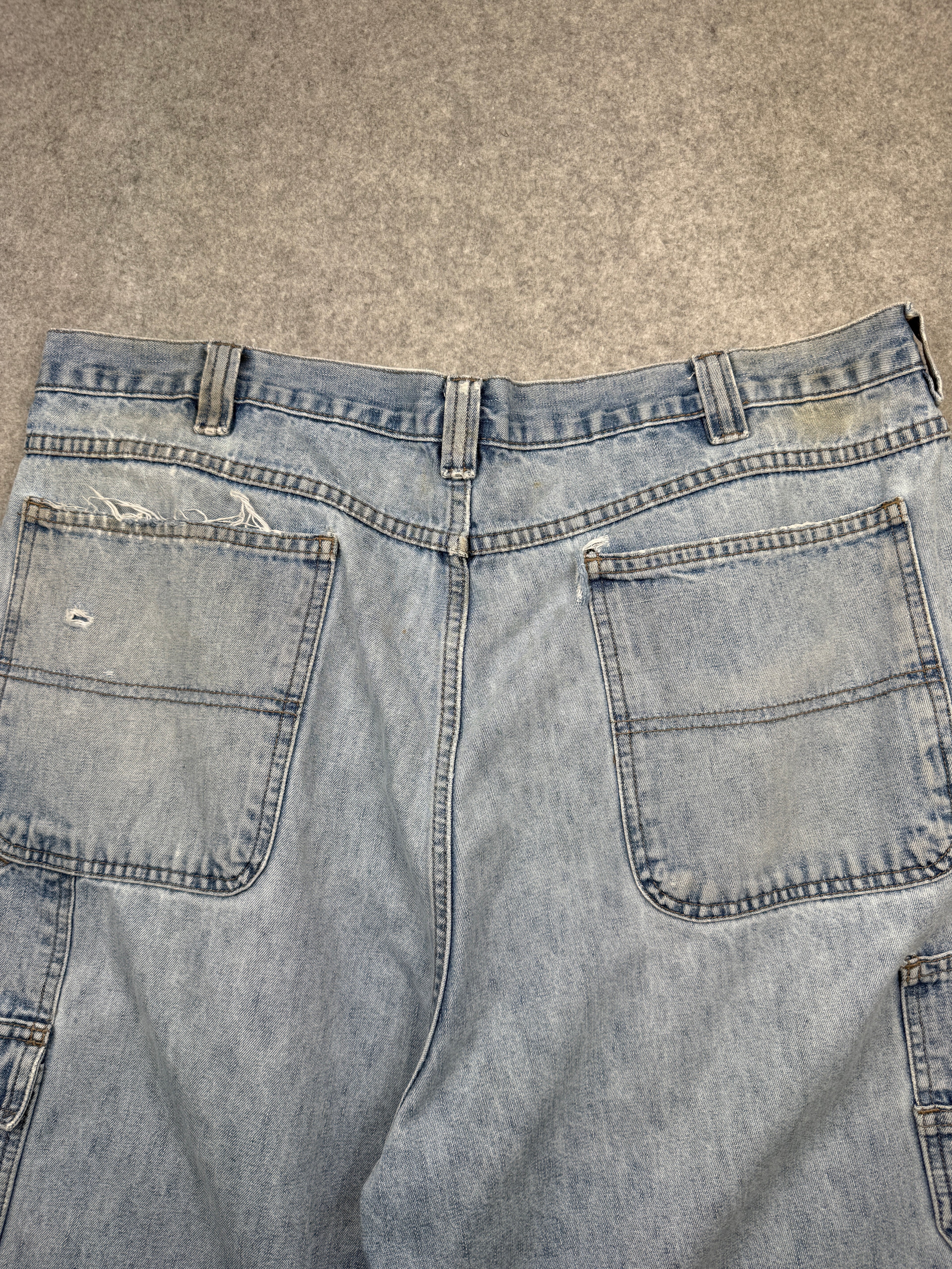 WRG Jean Co. Distressed Carpenter Denim Shorts