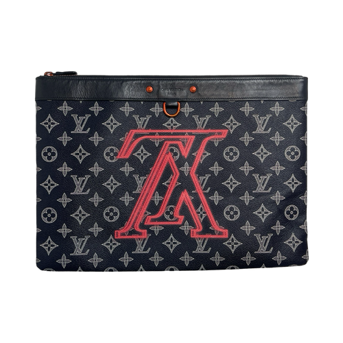 Louis Vuitton Kim Jones Upside Down Monogram Pochette | Vintage Clothing Store Canada