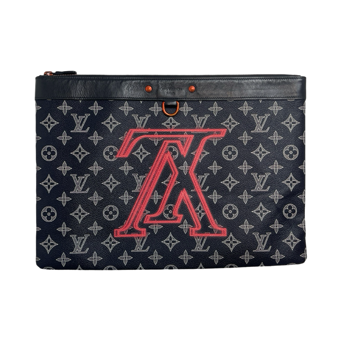 Louis Vuitton Kim Jones Upside Down Monogram Pochette | Vitnage Clothing Store Canada