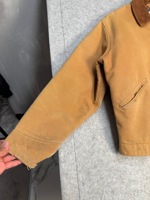 Vintage 1990’s Carhartt Detroit Work Jacket Tan | Vitnage Clothing Store Canada