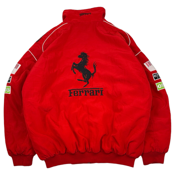 Vintage Ferrari Racing Jacket Red