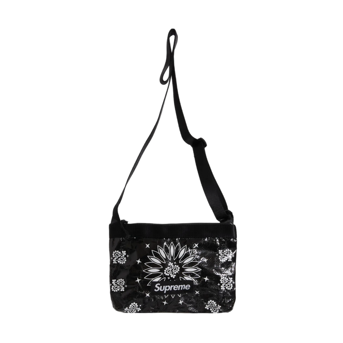 Supreme Bandana Tarp Side Bag Black | Vitnage Clothing Store Canada