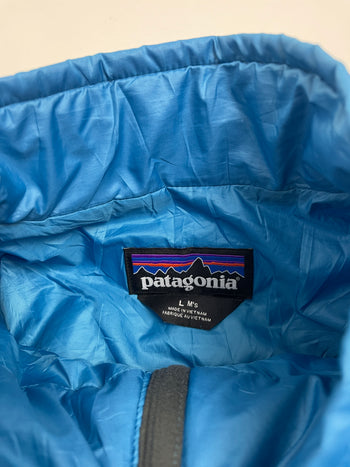 (L) Patagonia Micro Puffer Jacket Light Blue