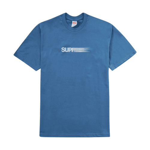 Supreme Motion Logo Tee SS23 Faded Blue | Vintage Clothing Store Canada