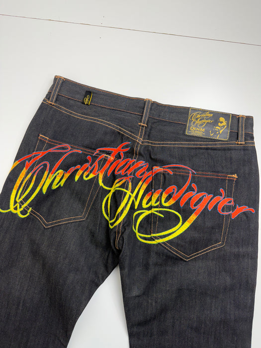 Christian Audigier Embroidered Tiger Pants | Vitnage Clothing Store Canada