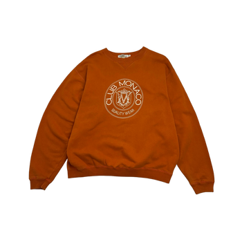 Vintage Club Monaco Sweatshirt Orange