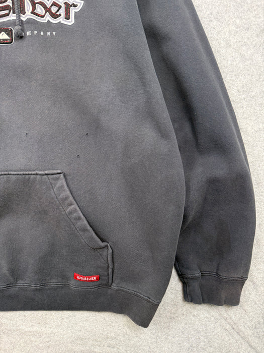 Vintage Quiksilver Hoodie Black | Vitnage Clothing Store Canada