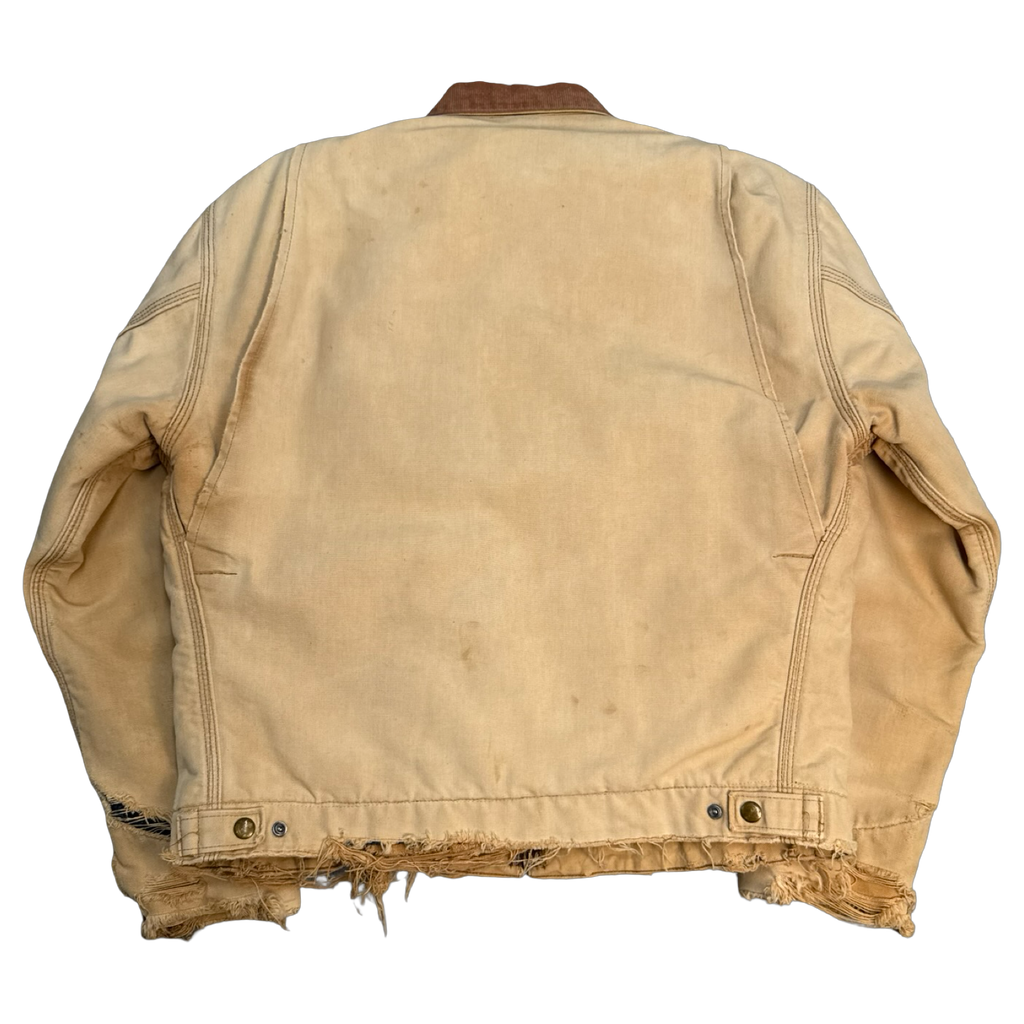 Vintage Reworked Carhartt Detroit Work Jacket Khaki