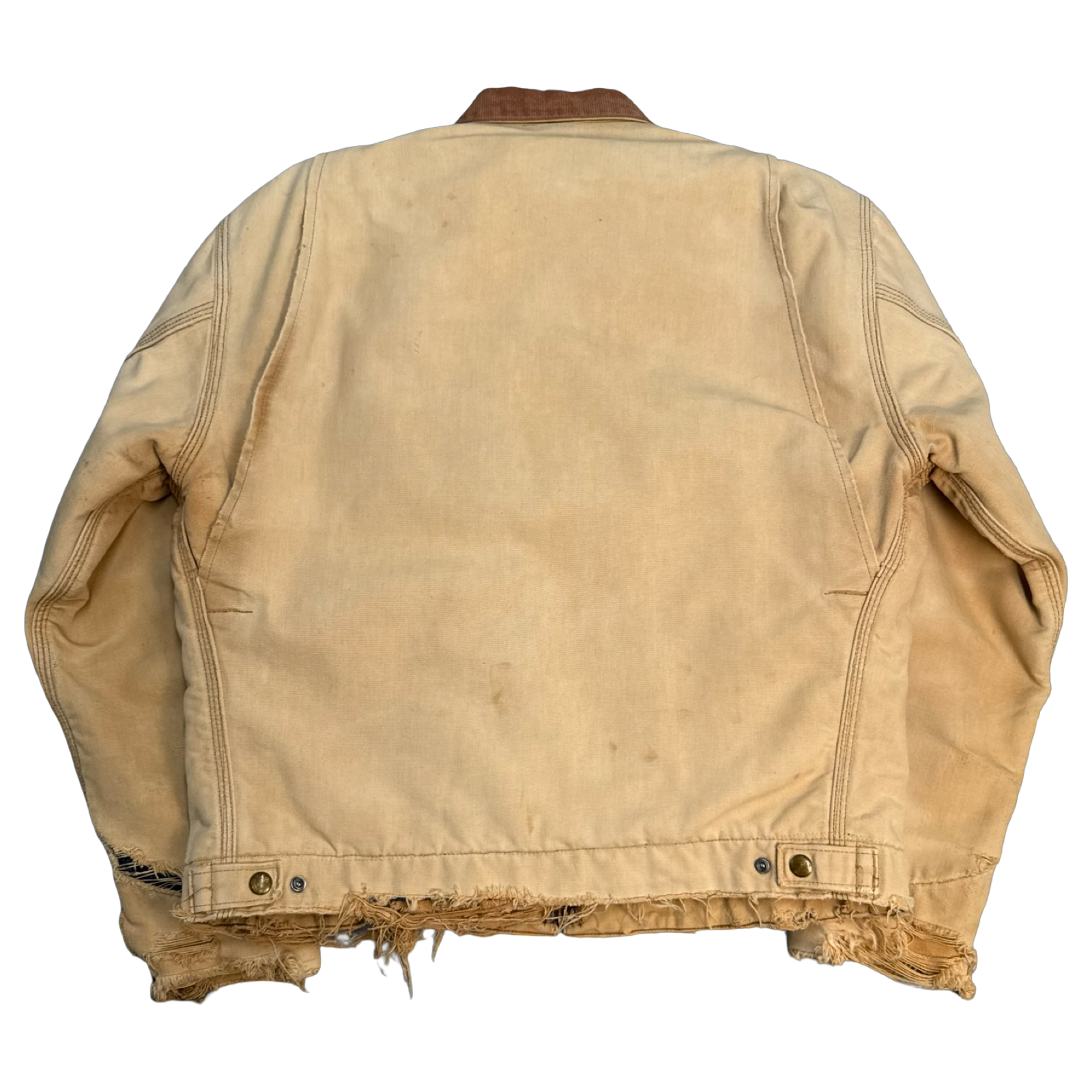Vintage Reworked Carhartt Detroit Work Jacket Khaki
