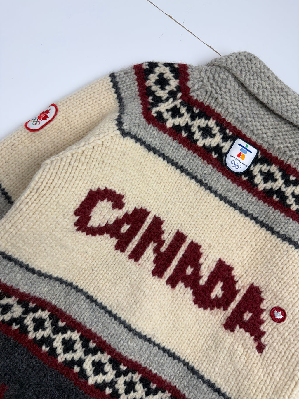 Hudson's Bay Co Vancouver Olympics Knitted Zip Up Sweater