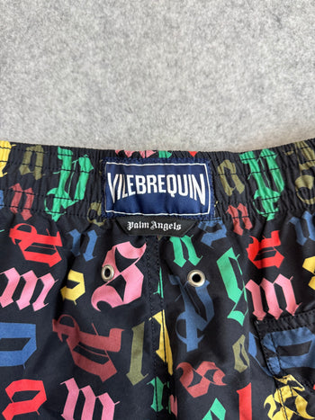 Palm Angels x Vilebrequin All Over Logo Swimshorts Multi (USED)