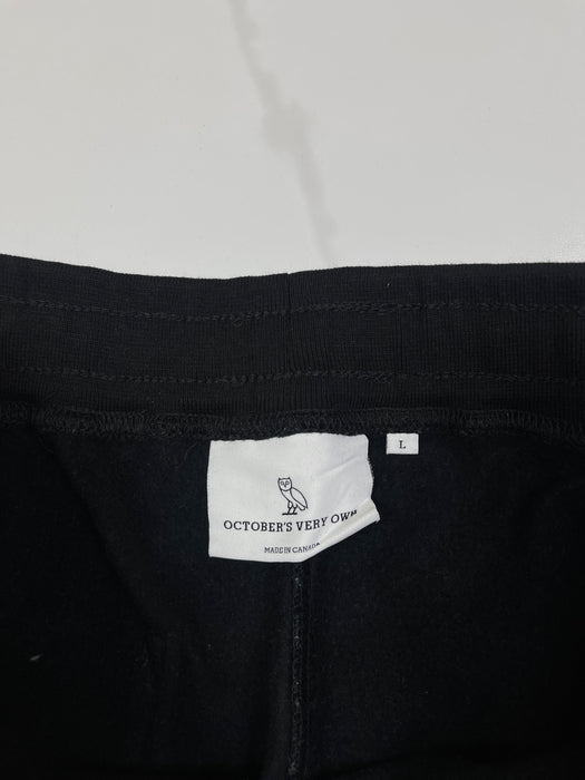 OVO Seersucker Fleece Sweatpants Black | Vitnage Clothing Store Canada