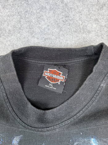 Vintage Harley Davidson Dragon Tee Black