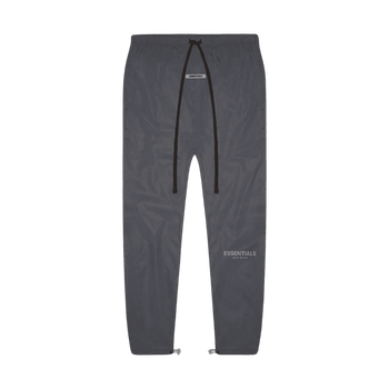 (XS) Fear of God Essentials Black Reflective Track Pants