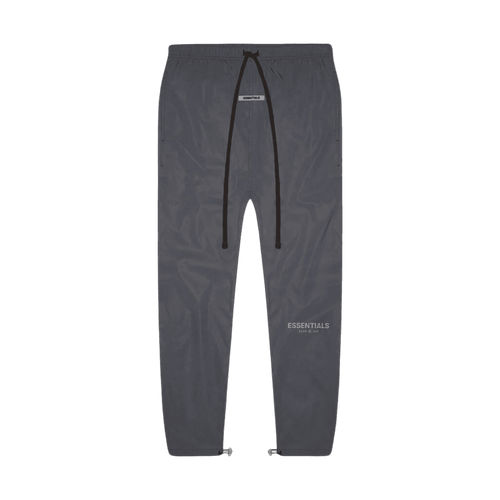 (XS) Fear of God Essentials Black Reflective Track Pants | Vintage Clothing Store Canada