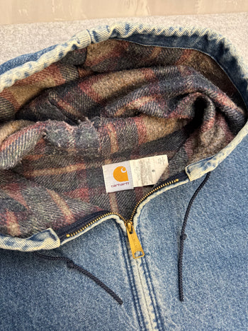 Vintage 1990’s A91 Carhartt Active Jacket Denim Dusty Blue