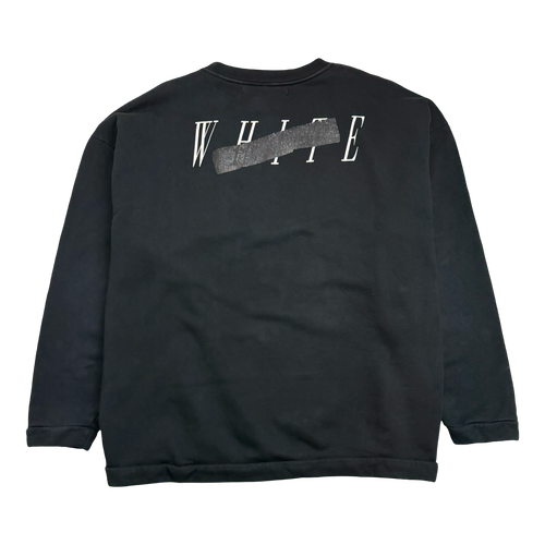 Off-White Rock Mirror Crewneck Black (USED) | Vintage Clothing Store Canada