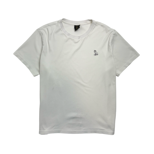 OVO Owl Mini Logo Tee White (USED) | Vintage Clothing Store Canada