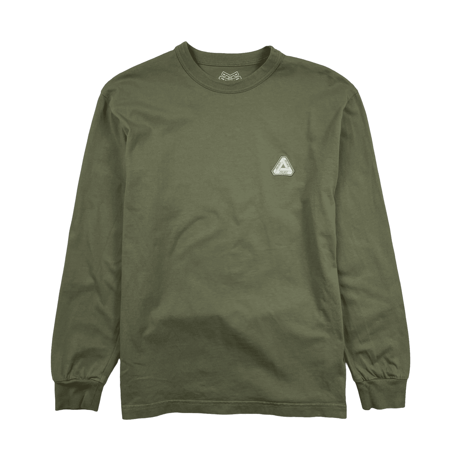 Palace Sofar L/S Tee Olive Green (USED)