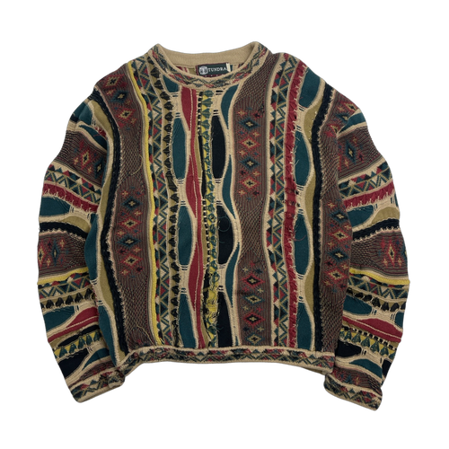 (M) Vintage Tundra Textured Knit | Vintage Clothing Store Canada