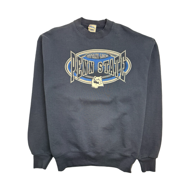 (XL) Vintage 90s Pennsylvania State University Sweatshirt Navy