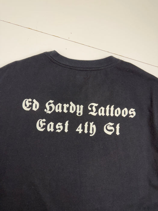 Ed Hardy Thorn Hearts Jewel Tee Black | Vitnage Clothing Store Canada