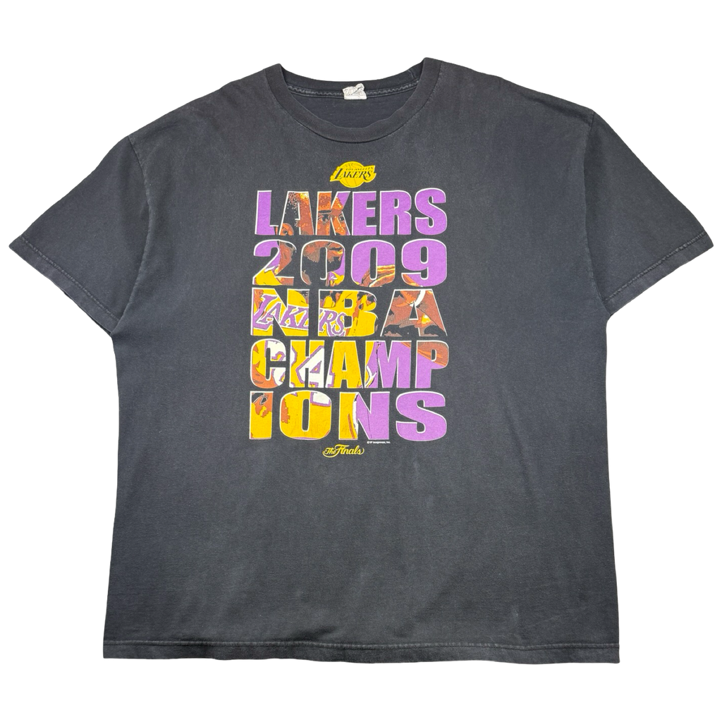 Vintage 2009 Los Angeles Lakers NBA Champions Tee Black