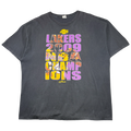 Vintage 2009 Los Angeles Lakers NBA Champions Tee Black