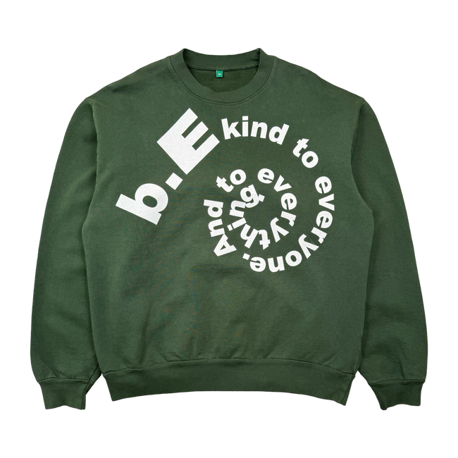b.EAUTIFUL b.E Kind Swril Crewneck Green (USED)