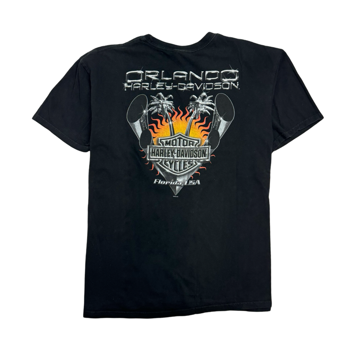 Vintage Orlando Harley Davidson Tee Black | Vitnage Clothing Store Canada