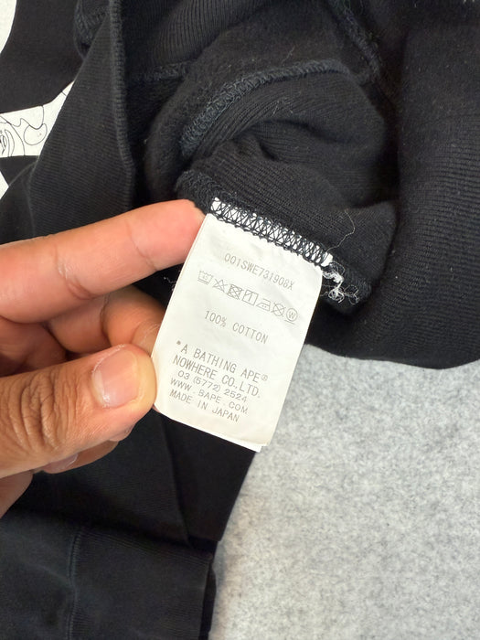BAPE x Neighborhood Ape Skull Crewneck Black (USED) | Vitnage Clothing Store Canada