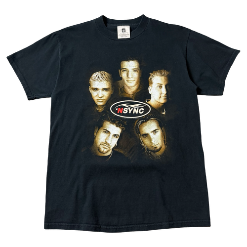1999 Vintage NSYNC Tee Black | Vintage Clothing Store Canada